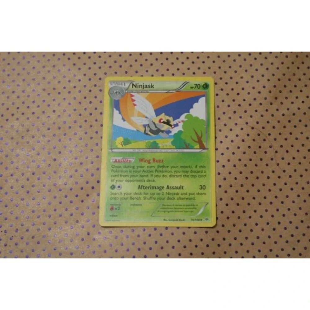 ninjask pokemon card 013/082 Holo Rare 2004 NM-EX Japanese u480 Shuffle your deck afterward Budget NINJASK Deck From Lost